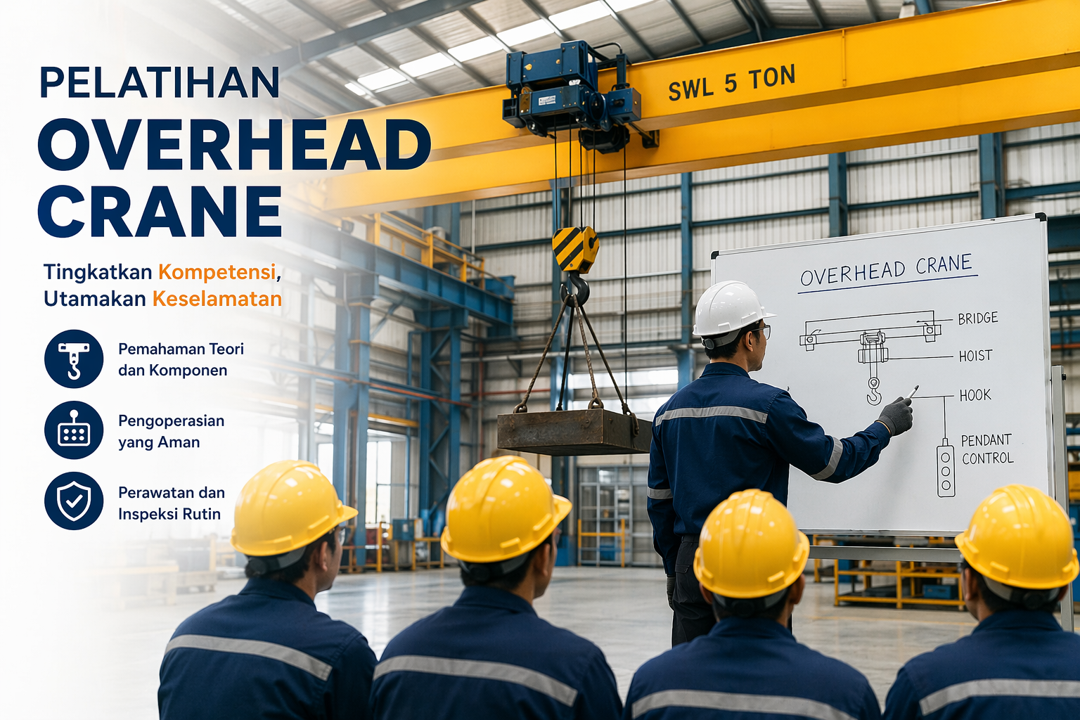 pelatihan-praktik-overhead-crane-kelas-i, sertifikat-sio-kemenaker-operator-crane